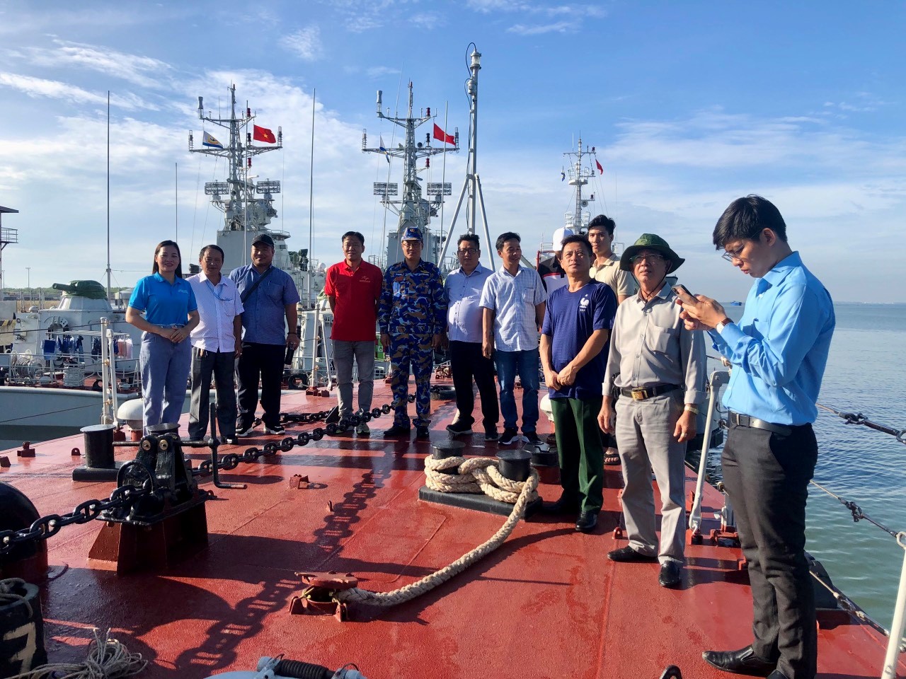 Hội nghị Thông tin tuyên truyền biiển đảo và các hoạt động giữ Trung tâm Giáo dục Quốc phòng và An ninh ĐHQG-HCM với Vùng 2 Hải quân và các đơn vị liên kêt
