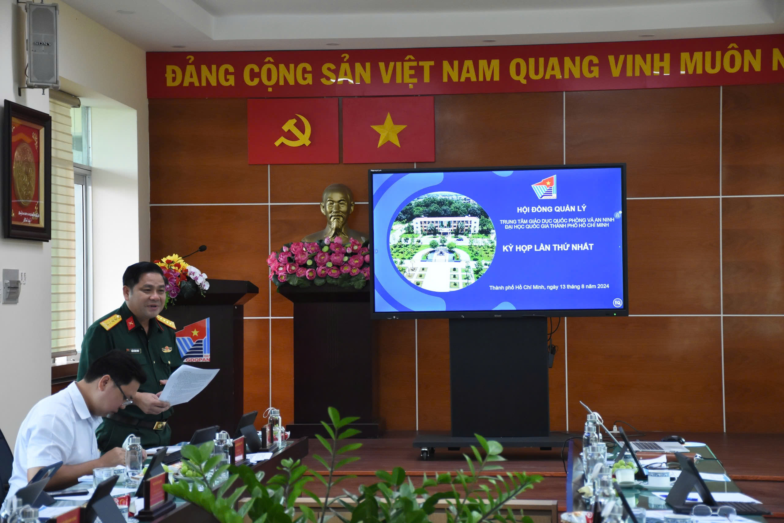 Lễ ra mắt và họp phiên thứ nhất Hội đồng Quản lý Trung tâm GDQPAN ĐHQG-HCM