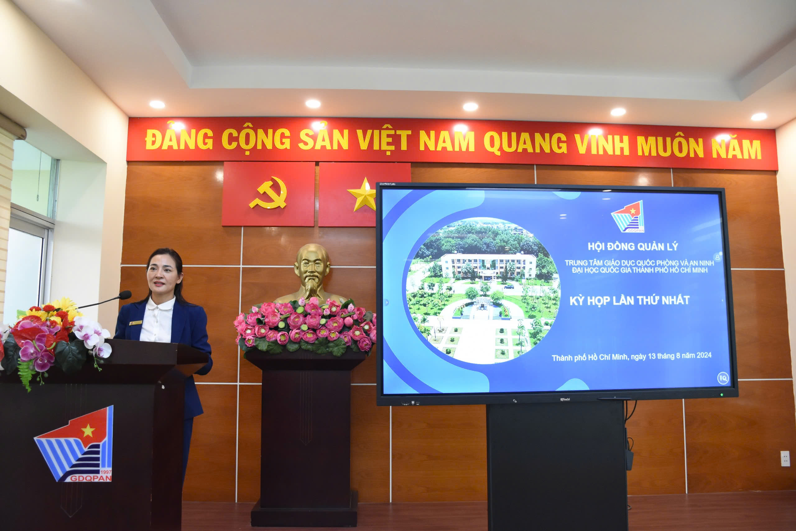 Lễ ra mắt và họp phiên thứ nhất Hội đồng Quản lý Trung tâm GDQPAN ĐHQG-HCM