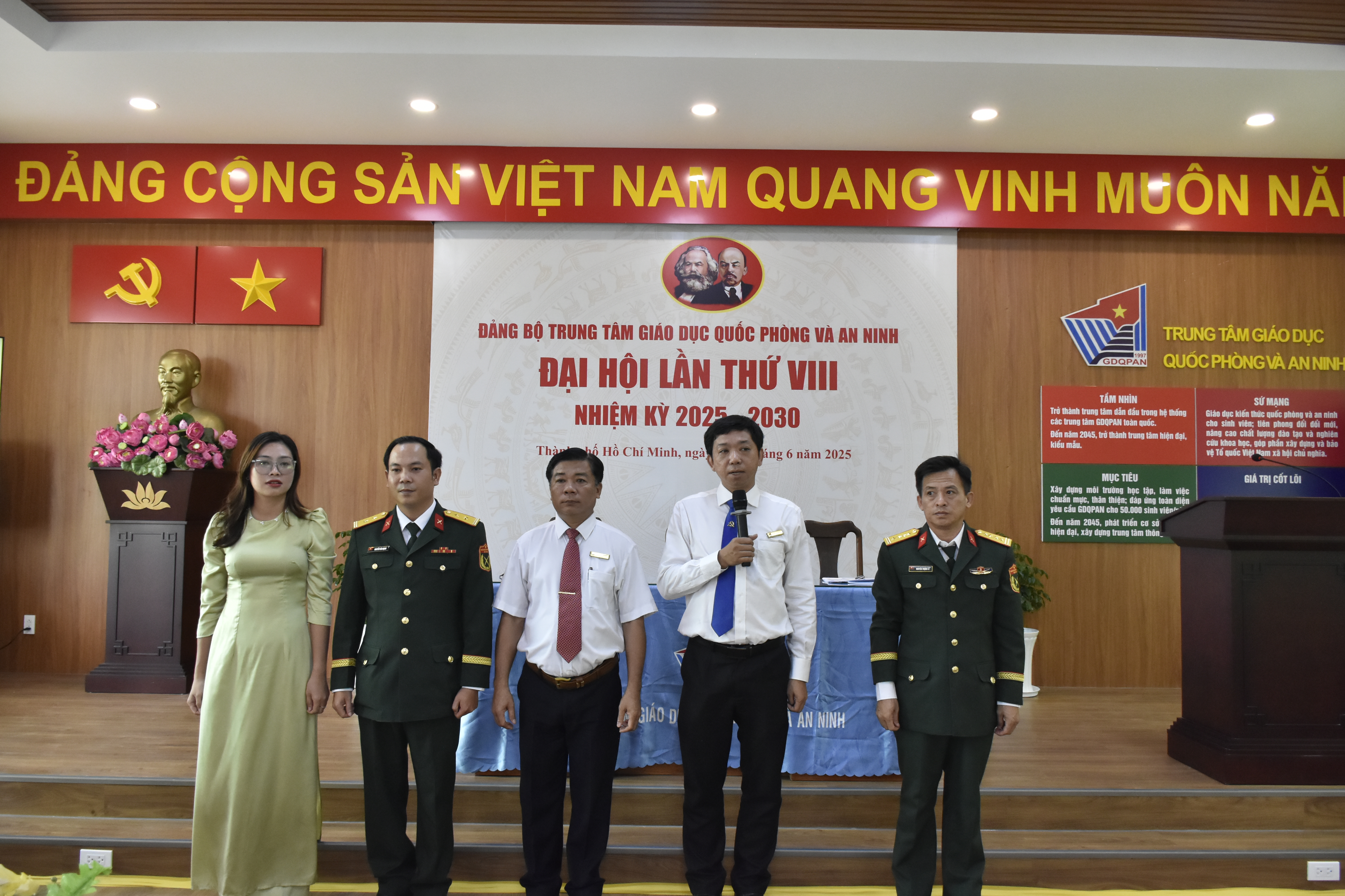 ĐẢNG BỘ TRUNG TÂM GIÁO DỤC QUỐC PHÒNG VÀ AN NINH TỔ CHỨC PHIÊN TRÙ BỊ ĐẠI HỘI LẦN THỨ VIII, NHIỆM KỲ 2025–2030