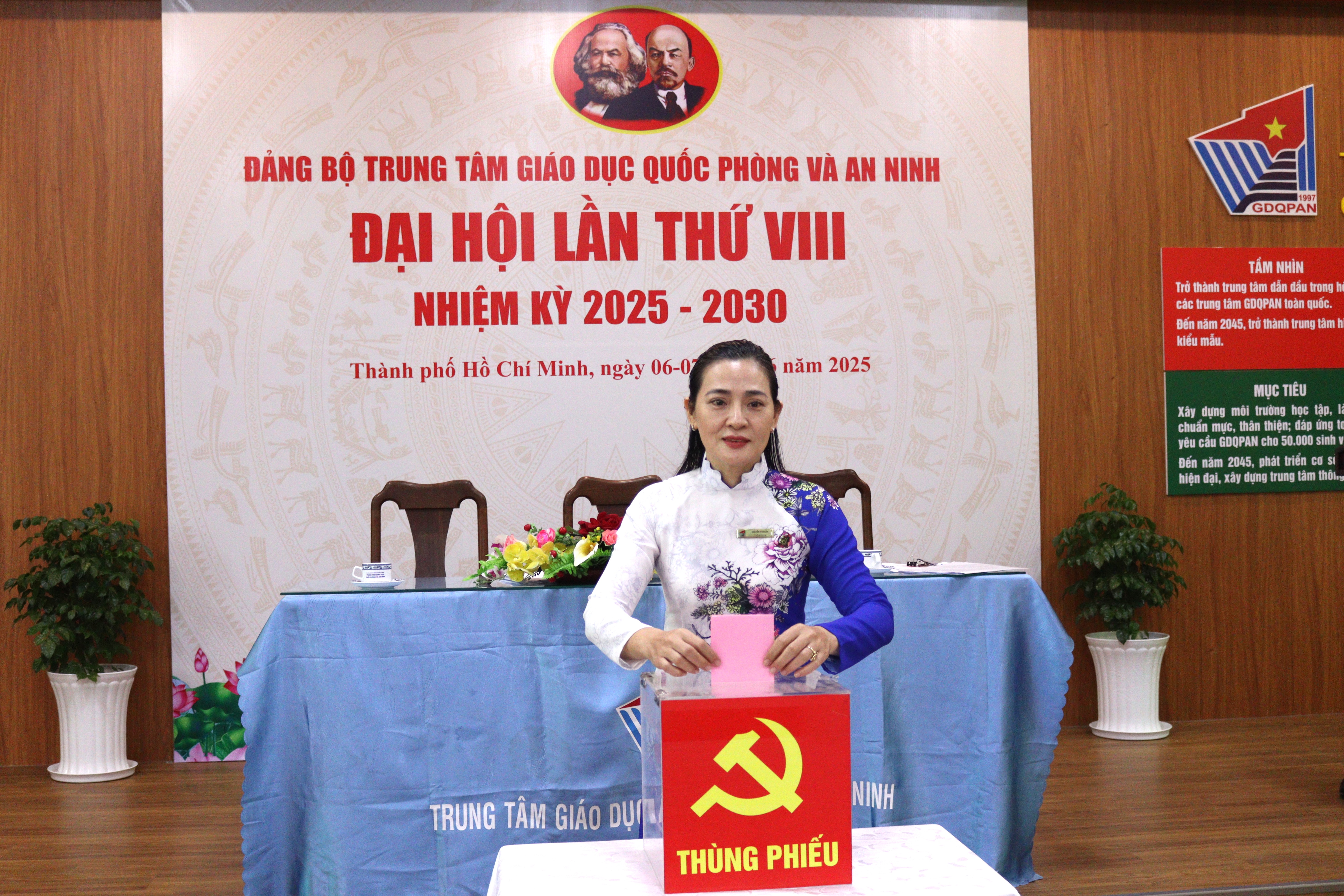 ĐẢNG BỘ TRUNG TÂM GIÁO DỤC QUỐC PHÒNG VÀ AN NINH TỔ CHỨC THÀNH CÔNG ĐẠI HỘI LẦN THỨ VIII, NHIỆM KỲ 2025-2030