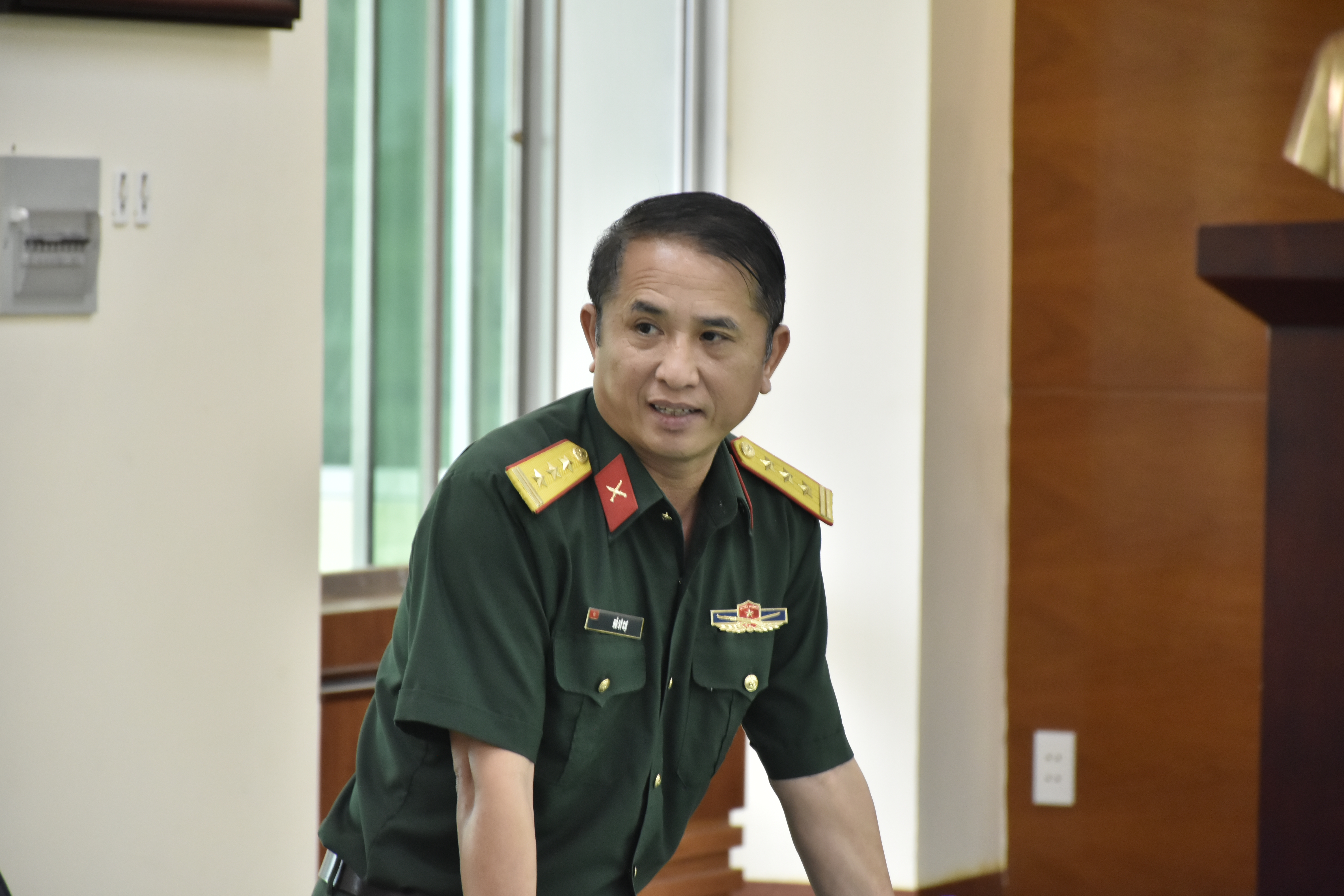 HỘI NGHỊ THỰC HIỆN QUY TRÌNH BỔ NHIỆM LẠI CHỨC DANH TRƯỞNG PHÒNG PHÒNG TỔ CHỨC - HÀNH CHÍNH TRUNG TÂM GIÁO DỤC QUỐC PHÒNG VÀ AN NINH, ĐHQG-HCM