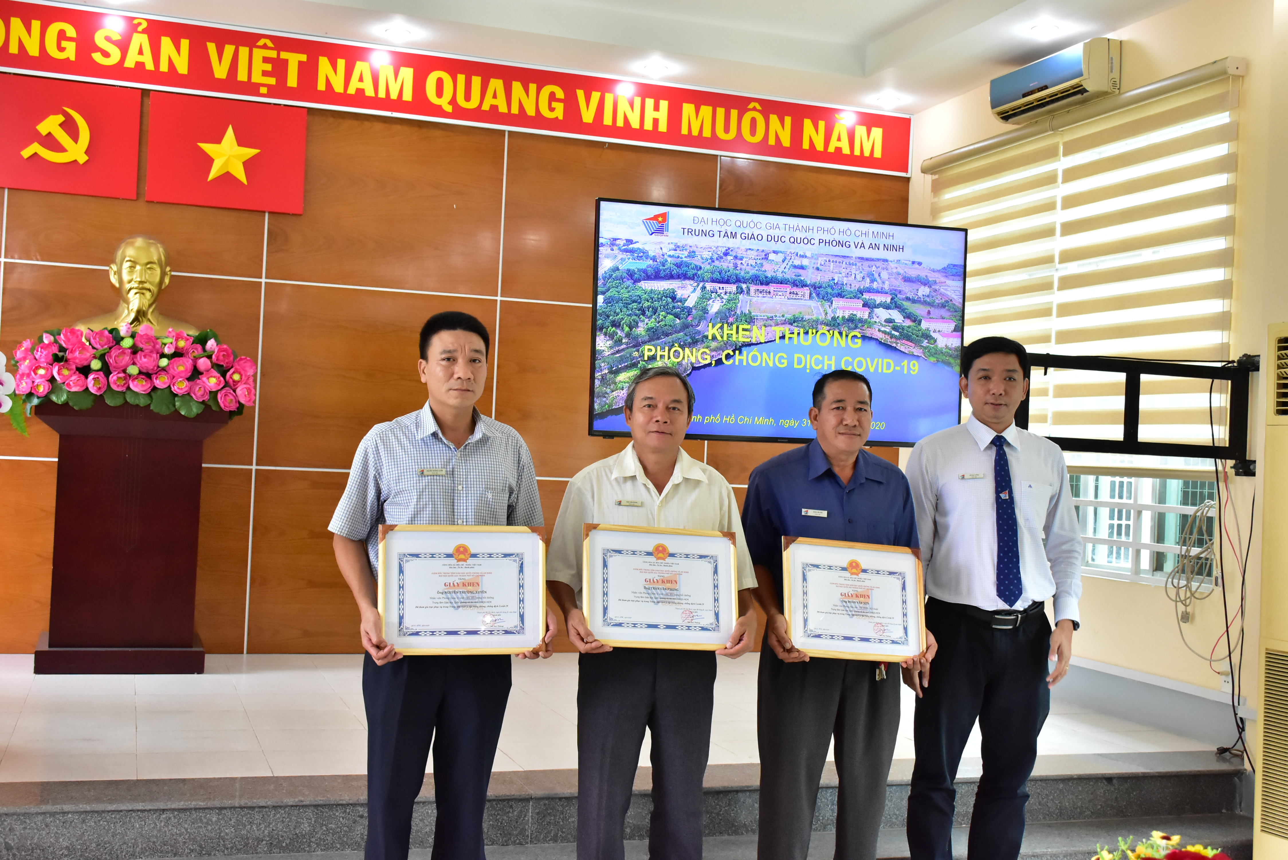 Giới thiệu một số hình ảnh hoạt động của Trung tâm GDQPAN