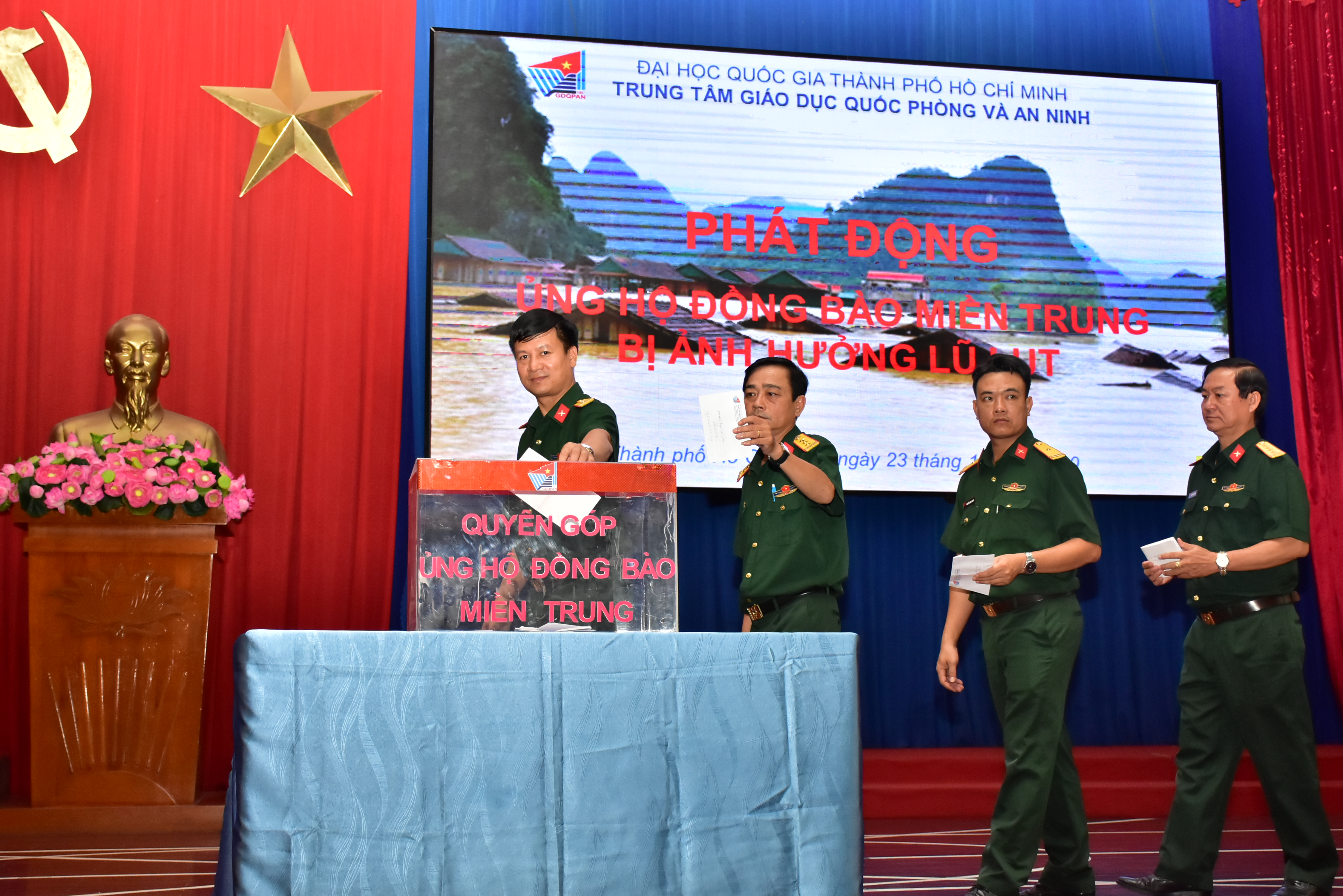 Giới thiệu một số hình ảnh hoạt động của Trung tâm GDQPAN