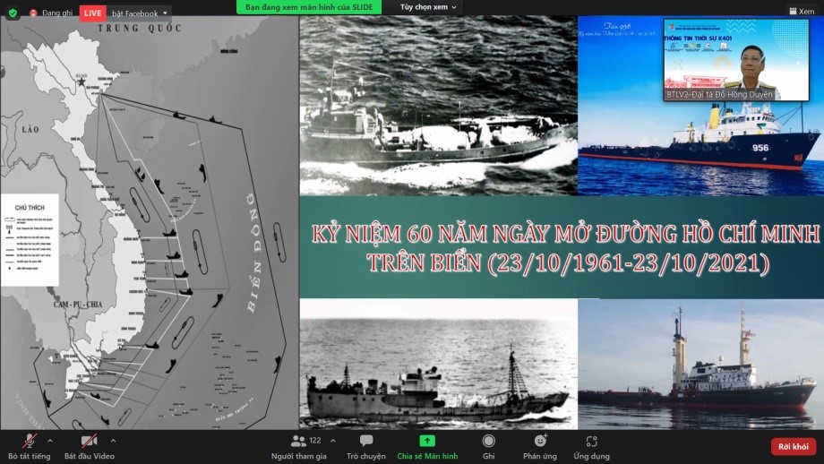 Trung tâm Giáo dục Quốc phòng và An ninh Đại học Quốc gia Thành phố Hồ Chí Minh tổ chức buổi thông tin thời sự trực tuyến cho hơn 2.500 sinh viên khóa 401